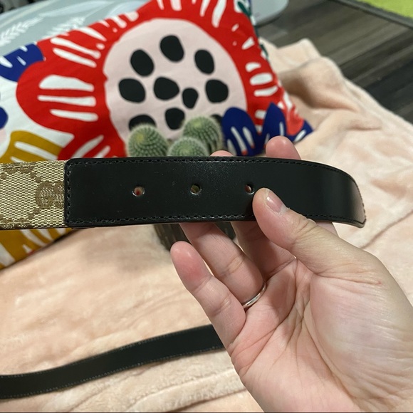 LIKE NEW - GUCCI Belt GG Supreme Size 110/44 - Picture 6 of 8